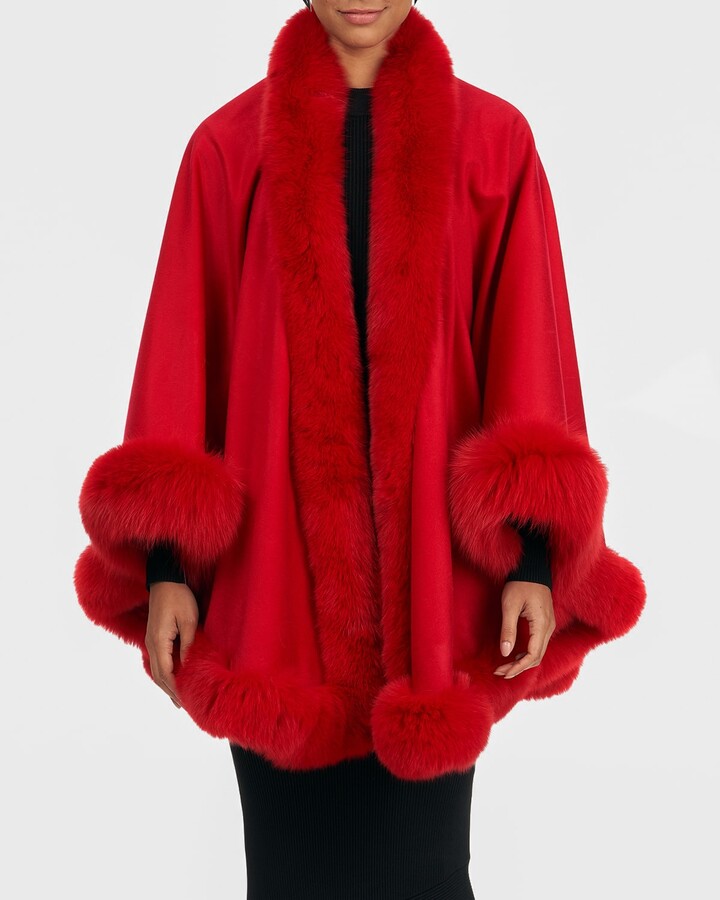gorski cashmere cape