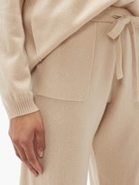 Thumbnail for your product : Allude Drawstring Wool-blend Trousers - Beige