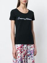 Thumbnail for your product : Emporio Armani cropped logo T-shirt