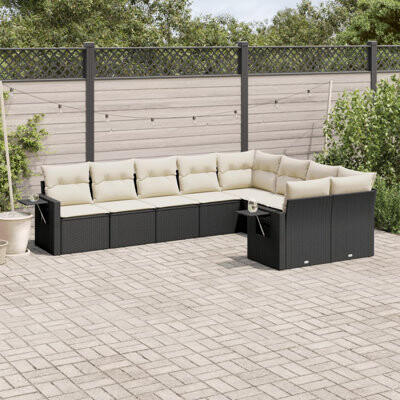 VidaXL Garden Sofa Set PE Rattan Large Modular Garden Sofa Set