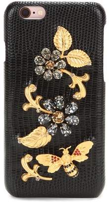 Dolce & Gabbana Embellished leather iPhone 6 case