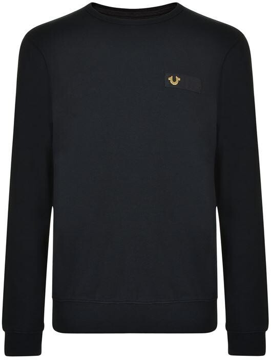 true religion metal logo sweatshirt