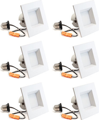 MW LIGHTING 4 Inch 5 CCT Selectable Color Temperature LED Square ...