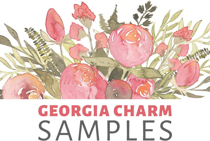 Etsy Samples Georgia Charm Watercolor Flower Decals Peonies Wall Decals Floral Garden Decor Girls Baby Room Nursery Pink Peony