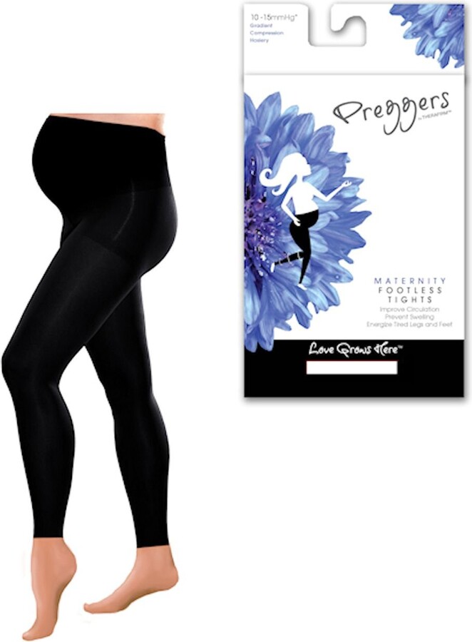 Preggers Maternity Footless Compression Tights ShopStyle Hosiery