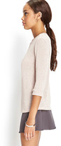 Thumbnail for your product : Forever 21 Heathered Open-Knit Top