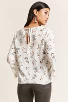Thumbnail for your product : Forever 21 Floral Bell-Sleeve Top