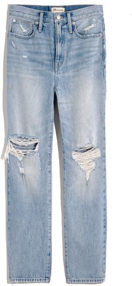 Madewell The Perfect Vintage High Waist Jeans: Ripped Edition