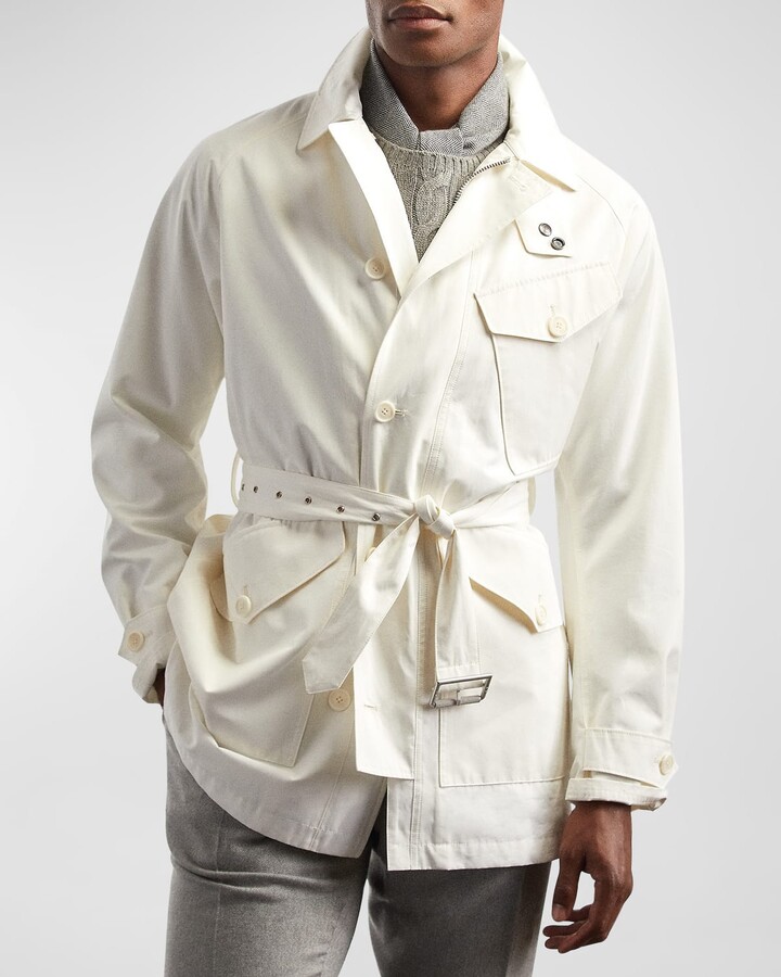 Ralph Lauren Purple Label Men's Wren WaterRepellent Trench Coat