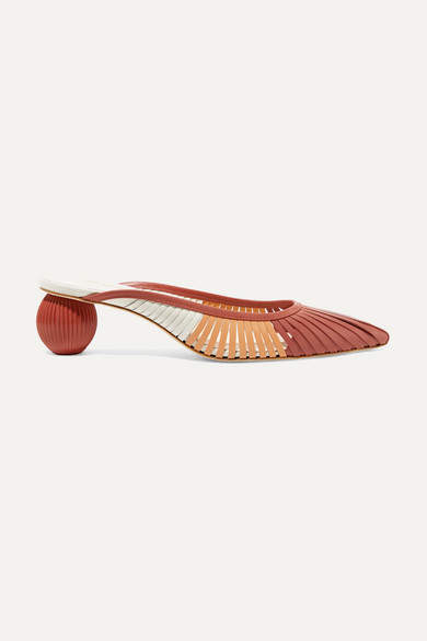 cult gaia alia leather mules