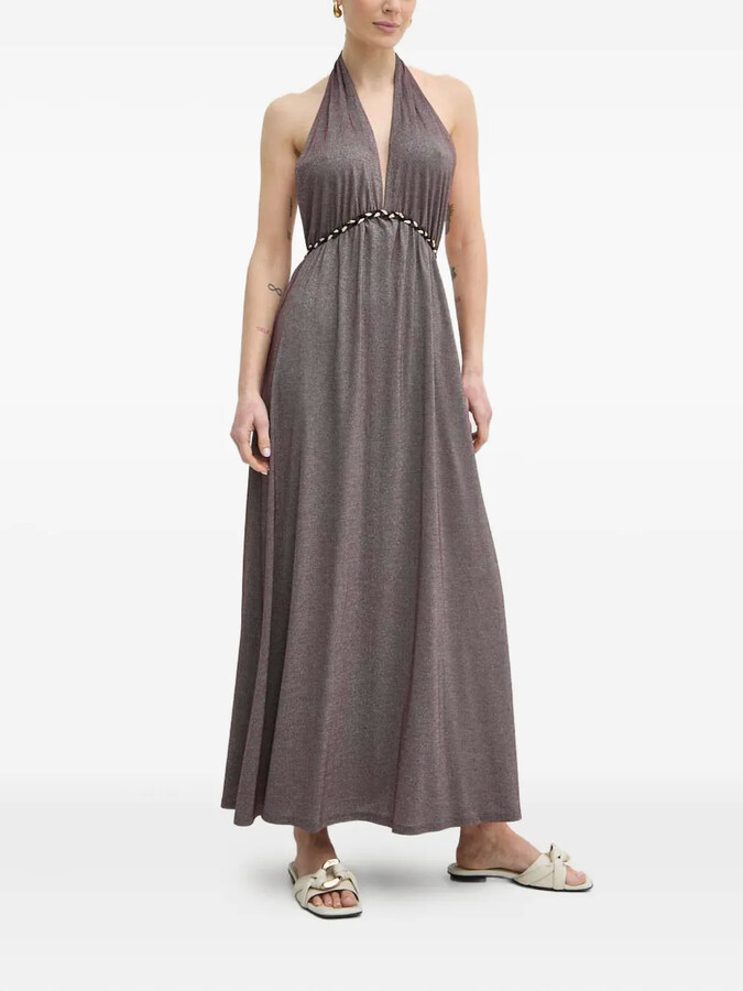 Twin-Set Halterneck Maixi Dress