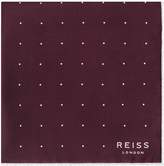 Thumbnail for your product : Reiss Helmar Silk Dotted Pocket Square