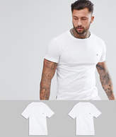 Thumbnail for your product : Replay 2 pack logo t-shirts white