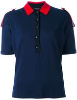 Thumbnail for your product : Burberry colour block knitted polo