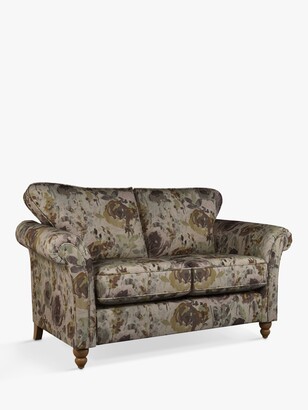 John Lewis & Partners Montrose Small 2 Seater Sofa, Dark Leg, Plum Floral