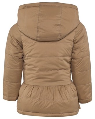Chloé Pink And Camel Puffer Coat