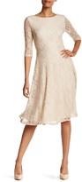 Thumbnail for your product : Sangria Lace Fit & Flare Dress