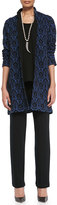 Thumbnail for your product : Caroline Rose Ren Wool-Knit Long Jacket