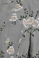 Thumbnail for your product : Giambattista Valli Double-breasted metallic embroidered wool blazer