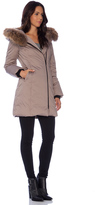 Thumbnail for your product : Soia & Kyo Lucinda Classic Down Coat with Asiatic Raccoon Fur