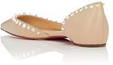 Thumbnail for your product : Christian Louboutin Women's Irishell Leather Half D'Orsay Flats