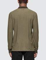 Thumbnail for your product : C.P. Company Embroidered Logo Long Sleeve Polo