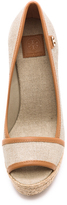 Thumbnail for your product : Tory Burch Majorca Logo Wedges