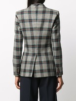 Thumbnail for your product : Tagliatore Tartan Double-Breasted Blazer