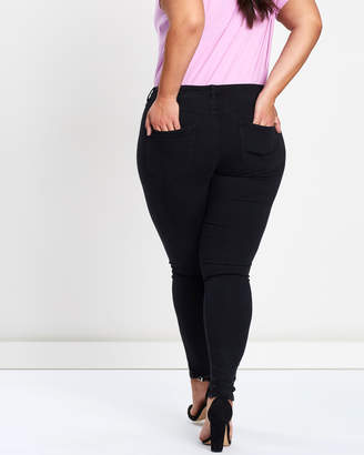 Storm Push-Up High-Waisted Skinny Jeans