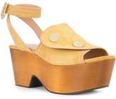 Thumbnail for your product : Derek Lam Zaria Button Suede Platform Sandal