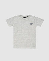 Thumbnail for your product : First Division Boy's Grey Printed T-Shirts - Performance Crest Tee - Kids