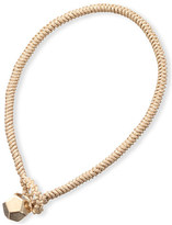 Thumbnail for your product : Luis Morais Woven gold-toned snake bracelet - for Men