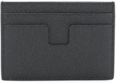 Thumbnail for your product : Tom Ford logo print cardholder - men - Calf Leather - One Size
