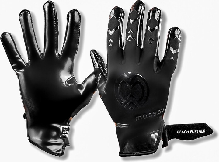Massov Youth ALLSZN Football Glove, Medium, Night Black