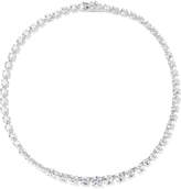 Thumbnail for your product : Kenneth Jay Lane Cz By Silver-tone Crystal Necklace
