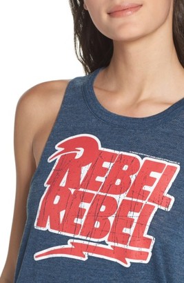 Chaser Women's David Bowie Rebel Rebel Lounge Muscle Tank