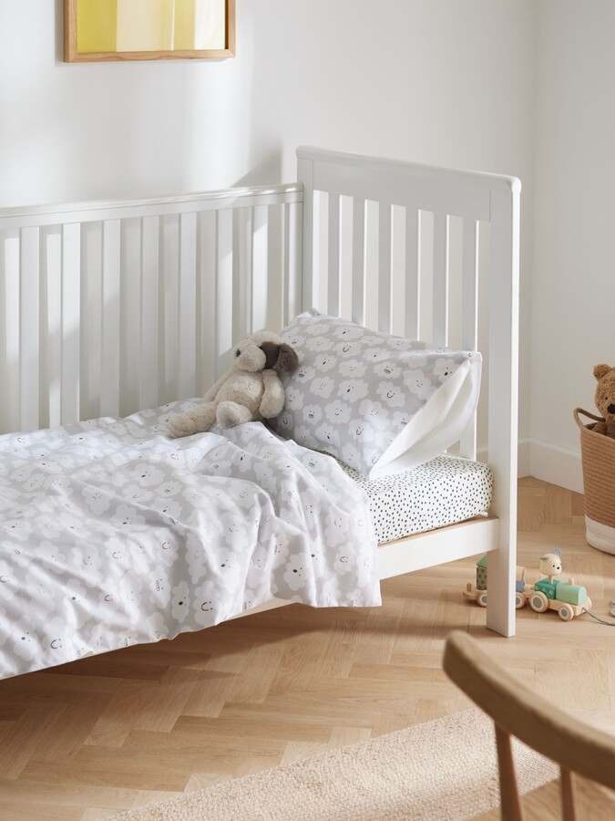 John Lewis ANYDAY Cloud Print Toddler Duvet Cover and Pillowcase