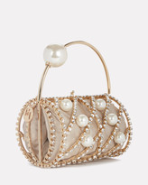 Thumbnail for your product : Rosantica Brigitta Pearl Embellished Barrel Bag