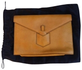 Thumbnail for your product : Saint Laurent Yellow Leather Clutch bag