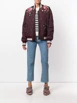 Thumbnail for your product : Dolce & Gabbana embroidered bomber jacket
