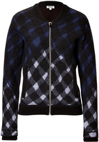Thumbnail for your product : Kenzo Wool-Cotton Felted Blur Check Jacket