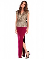 Thumbnail for your product : Collective Concepts Aurora Sequin Top
