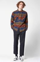 Thumbnail for your product : Brixton Weldon Plaid Flannel Long Sleeve Button Up Shirt