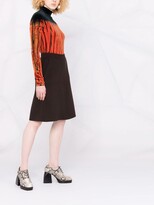 Thumbnail for your product : P.A.R.O.S.H. A-line wool midi skirt