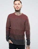 Thumbnail for your product : ONLY & SONS Ombre Knitted Sweater