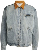 fear of god suede trucker jacket