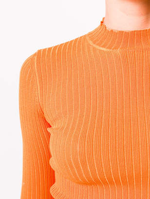 MSGM ribbed knit sweater