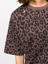 Thumbnail for your product : Golden Goose ripped leopard-print T-shirt