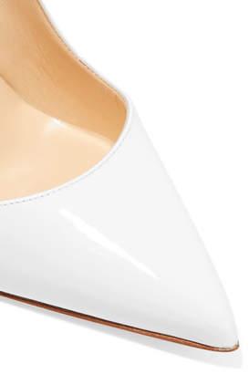 Christian Louboutin So Kate 120 Patent-leather Pumps - White