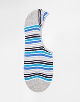 Thumbnail for your product : ASOS 3 Pack Liner Socks With Stripe